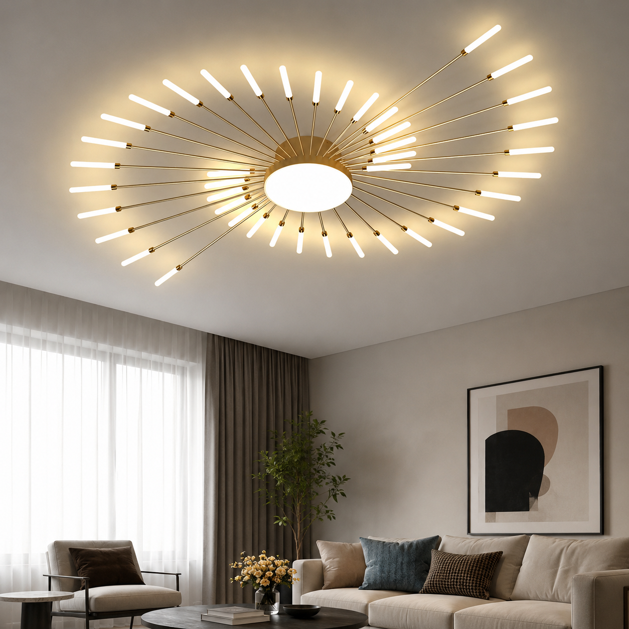 Astra Starburst LED Ceiling Light