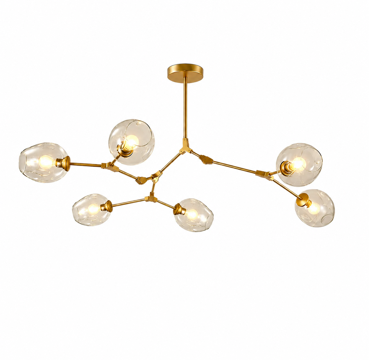 Aurelia Modern Brass Pendant Light