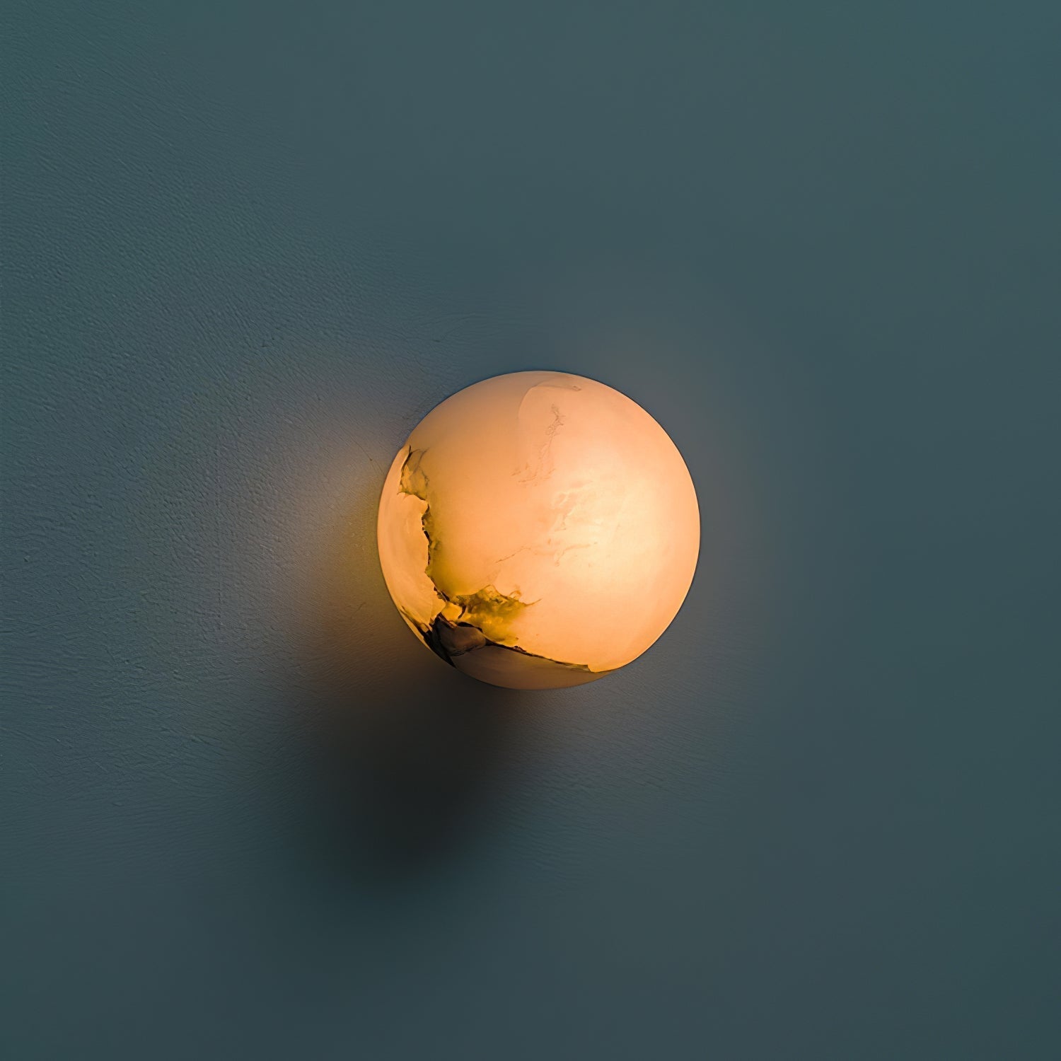 Savana Mini Orb Alabaster Wall Light