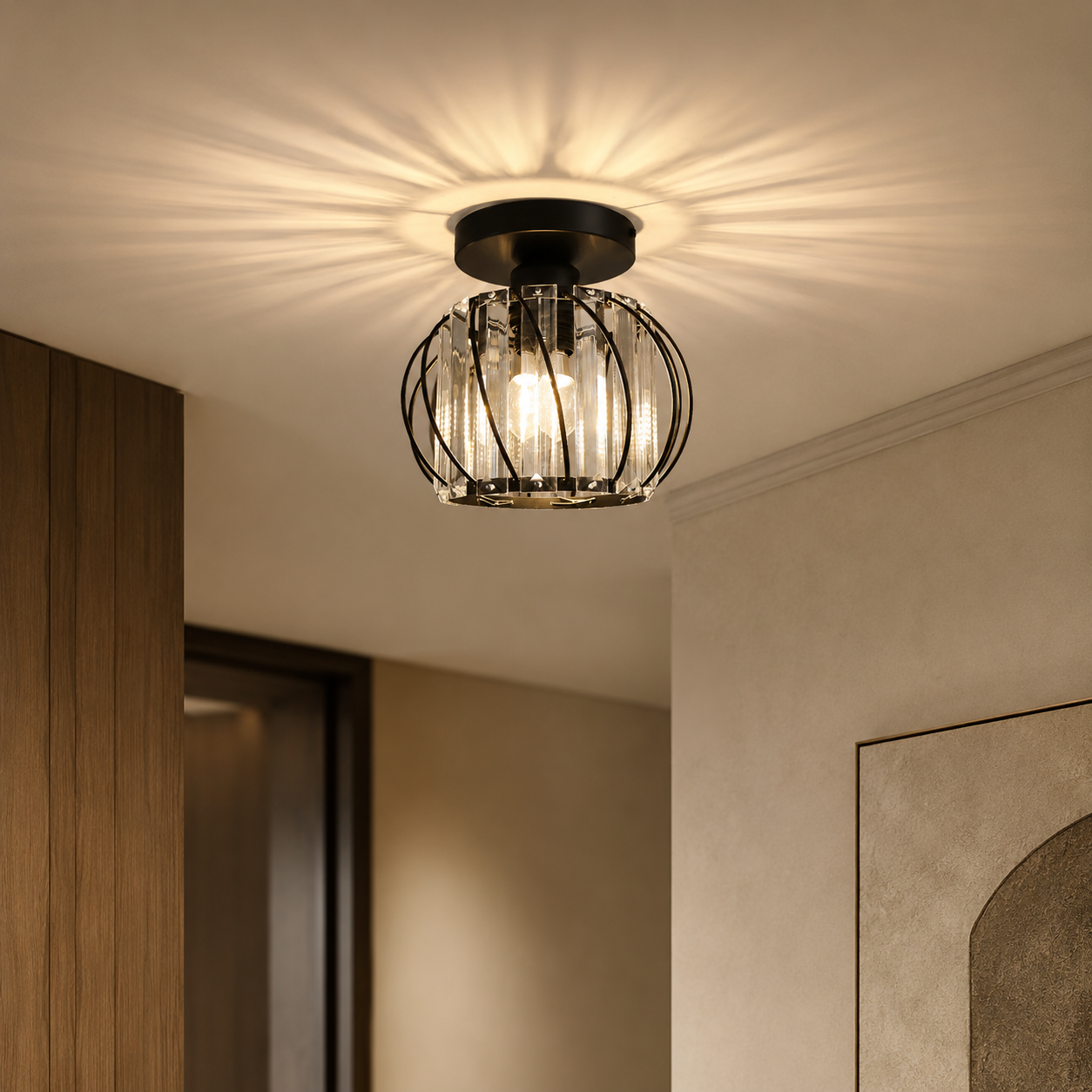 Celeste Crystal LED Ceiling Light