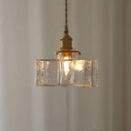Onda Traditional Ripple Glass Pendant Light