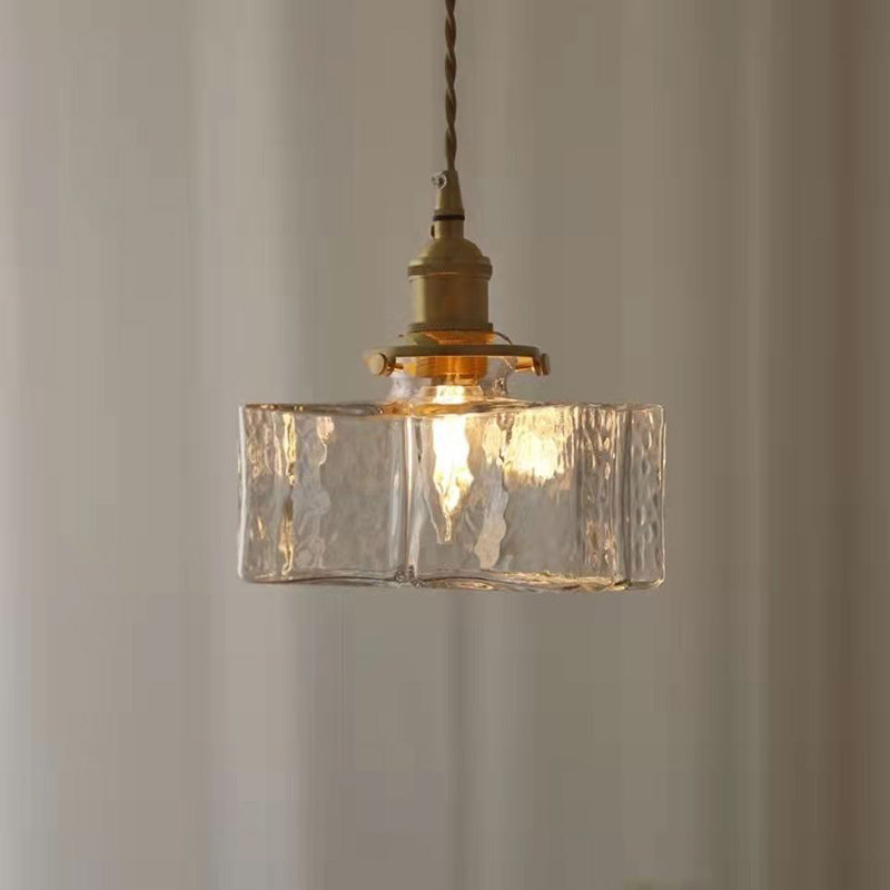 Onda Traditional Ripple Glass Pendant Light