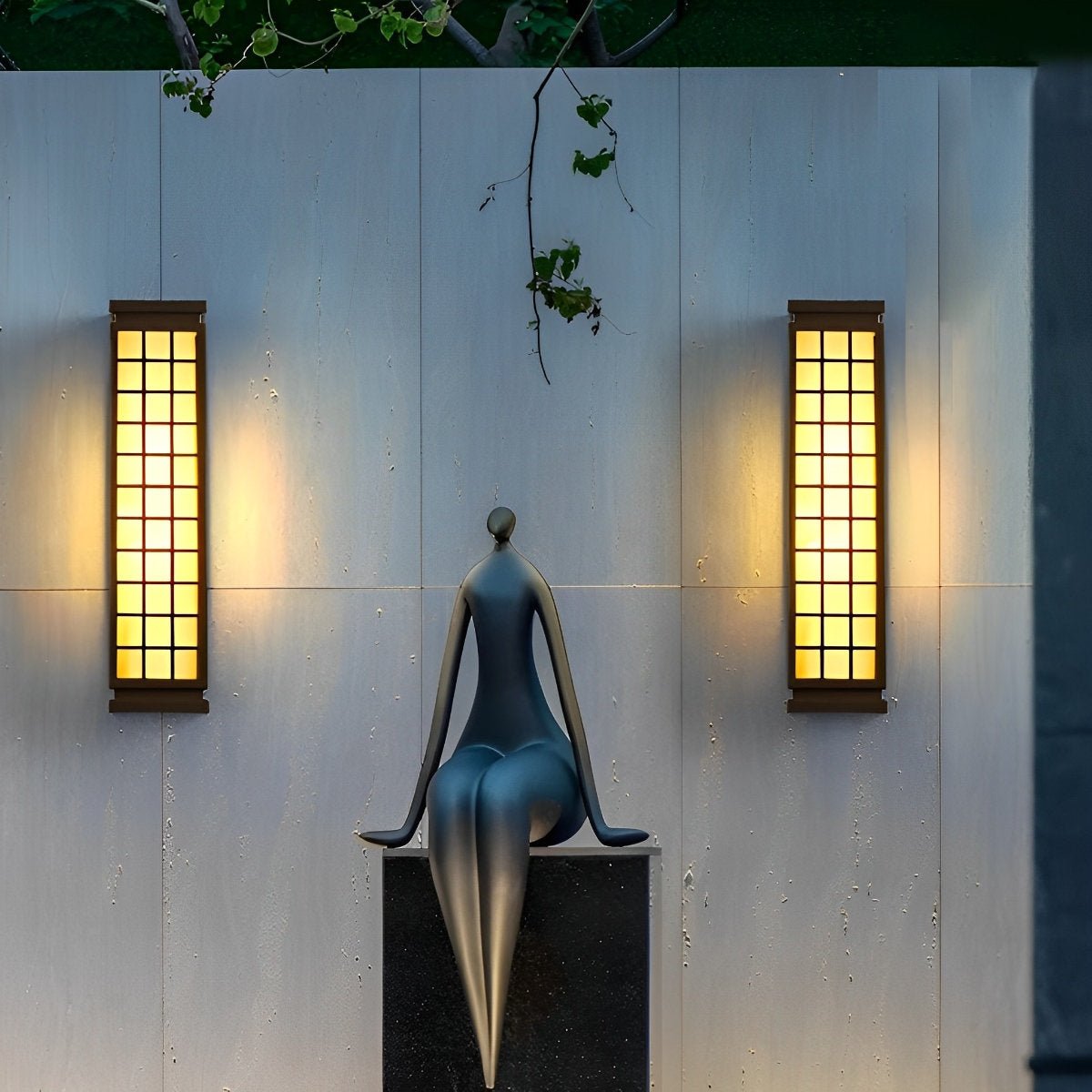 Vintage Rectangular Outdoor Wall Light