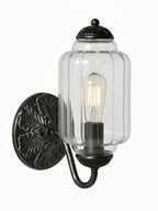 Ella Vintage Milk Glass Wall Sconce