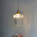 Onda Traditional Ripple Glass Pendant Light