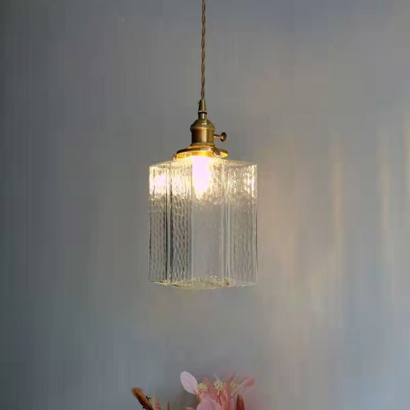 Onda Traditional Ripple Glass Pendant Light
