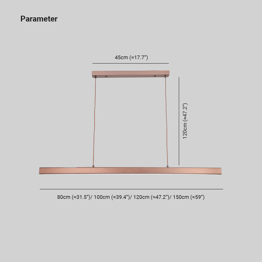 Thera Modern Linear LED Pendant Light
