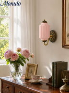 Ella Vintage Milk Glass Wall Sconce