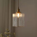 Onda Traditional Ripple Glass Pendant Light