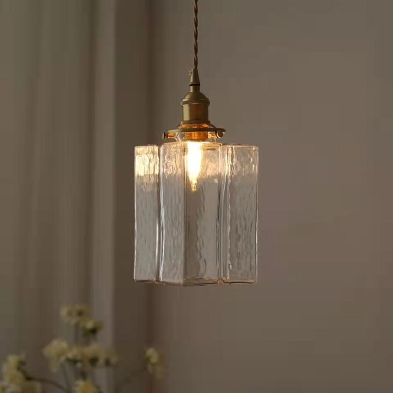Onda Traditional Ripple Glass Pendant Light