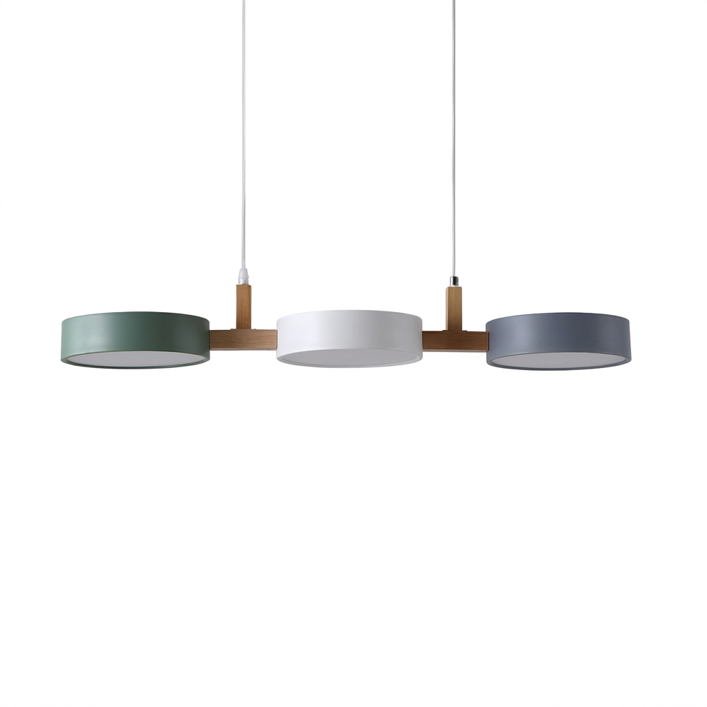 Velo Nordic Pendant Light White-Grey-Green - pure white studio