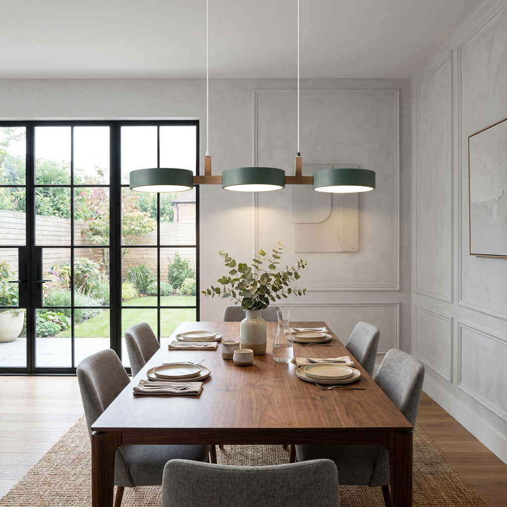 Velo Nordic Pendant Light Green - lifestyle