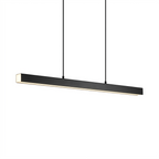 Thera Linear LED Pendant Light - pure white studio