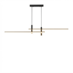 Modern Minimalist LED Long Strip Indoor Pendant Lights