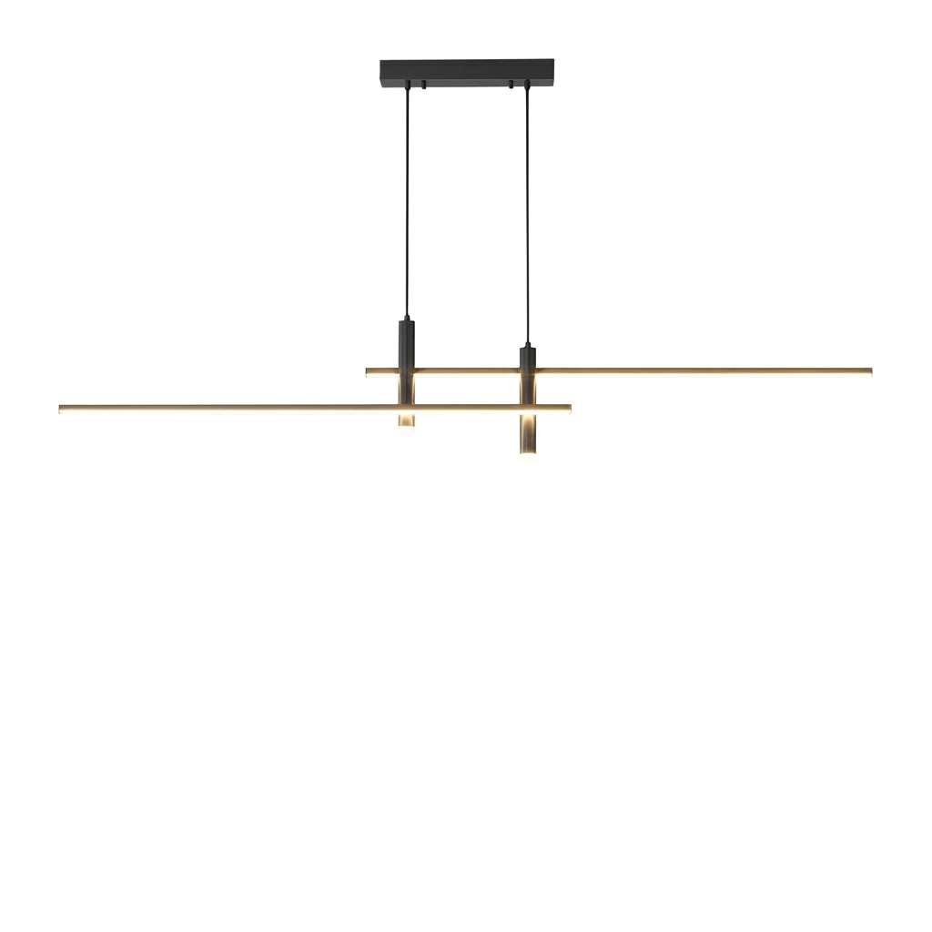Modern Minimalist LED Long Strip Indoor Pendant Lights