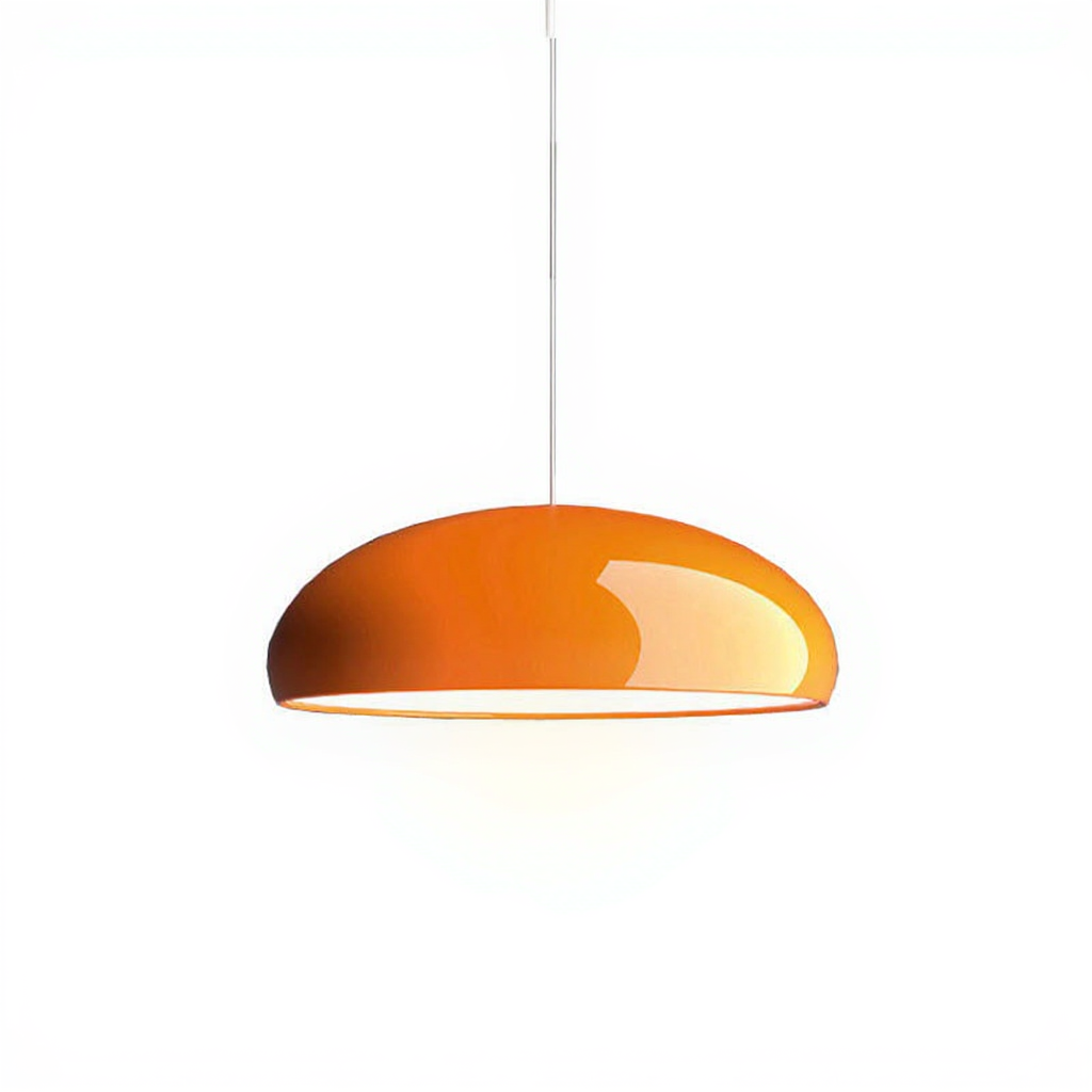 Rosalind Dome Pendant Light pure white