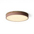Marlowe Flush LED Ceiling Light - pure white background