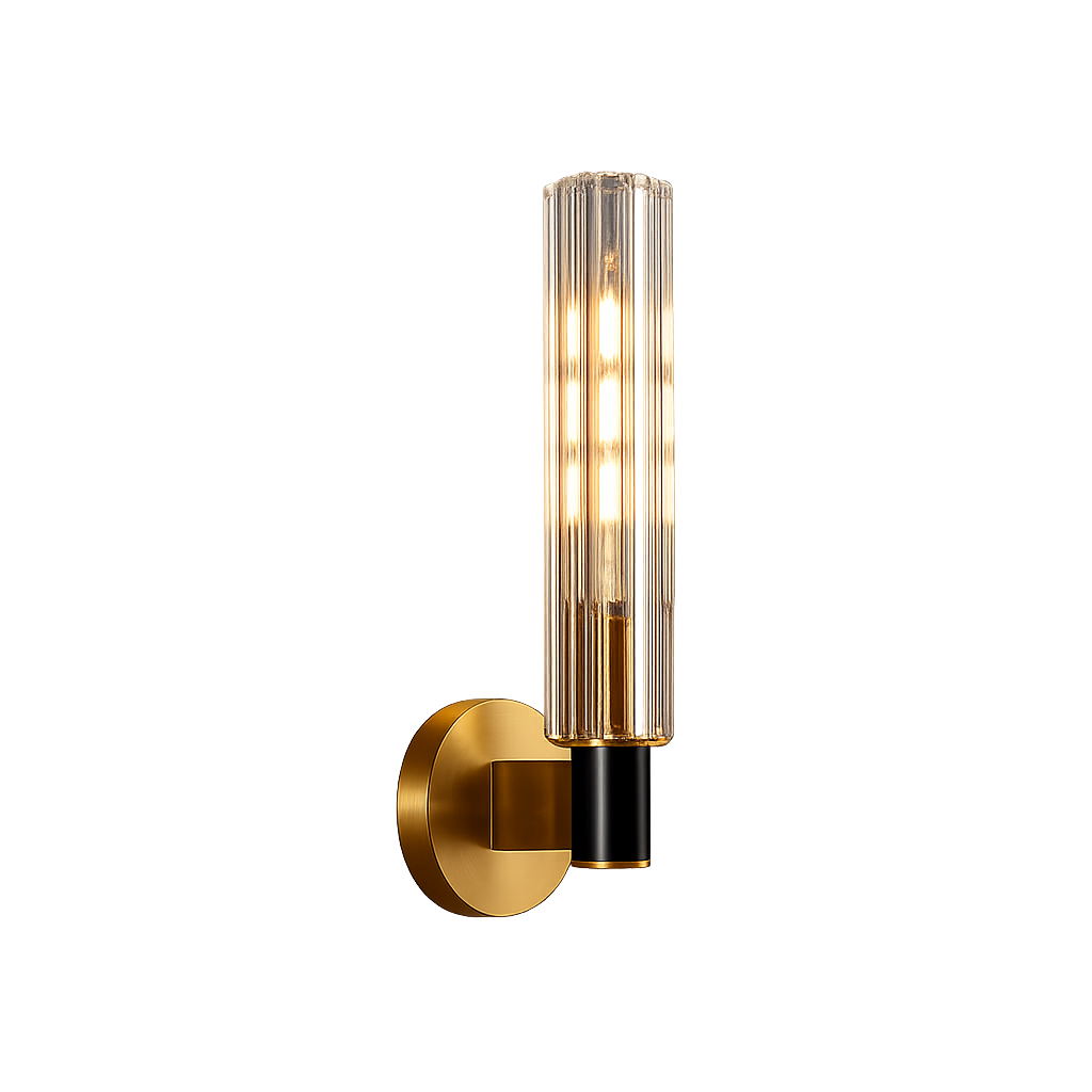 Luna Brass LED Wall Light