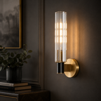 Luna Brass LED Wall Light