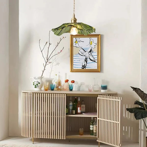 Pala Flower Glass Ceiling Pendant Light