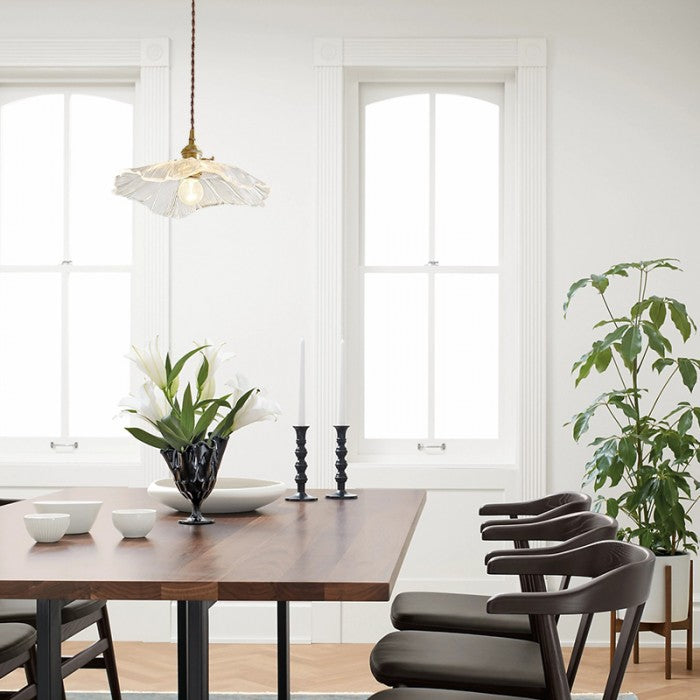 Pala Flower Glass Ceiling Pendant Light