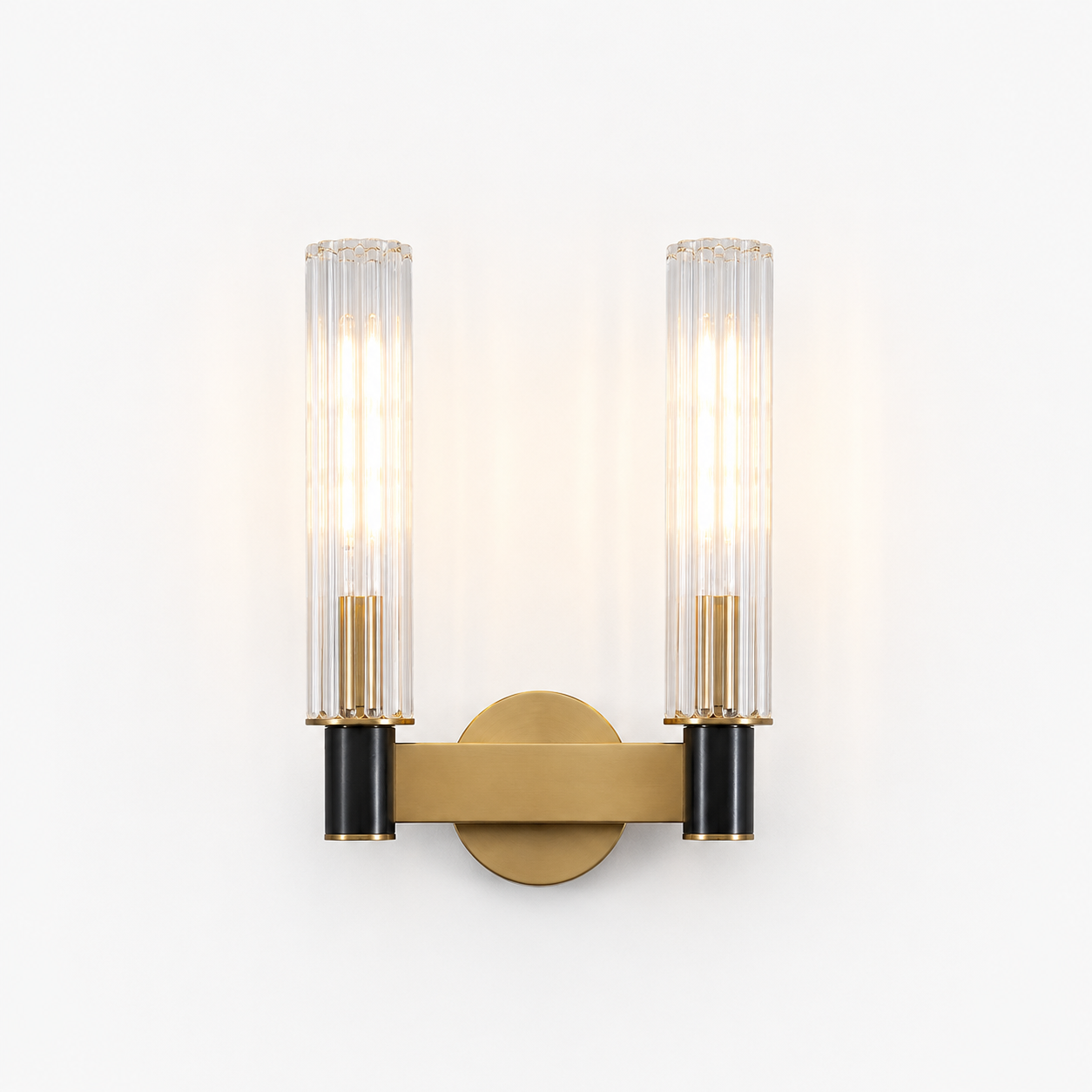 Luna Brass LED Wall Light