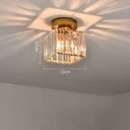 Lara Modern Crystal Flush Mount Ceiling Light