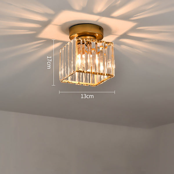 Lara Modern Crystal Flush Mount Ceiling Light
