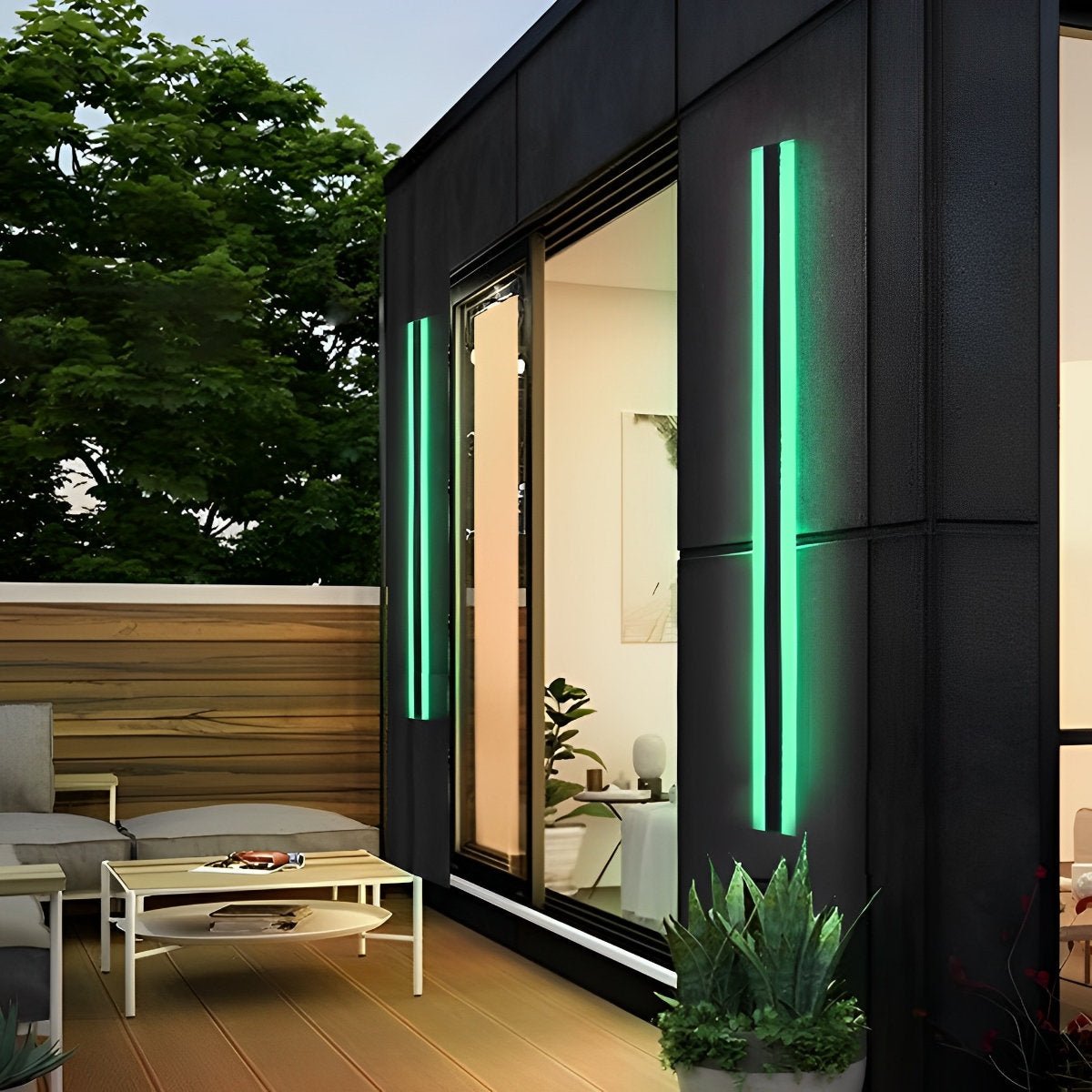 Minimalist LED Garden Wall Sconce