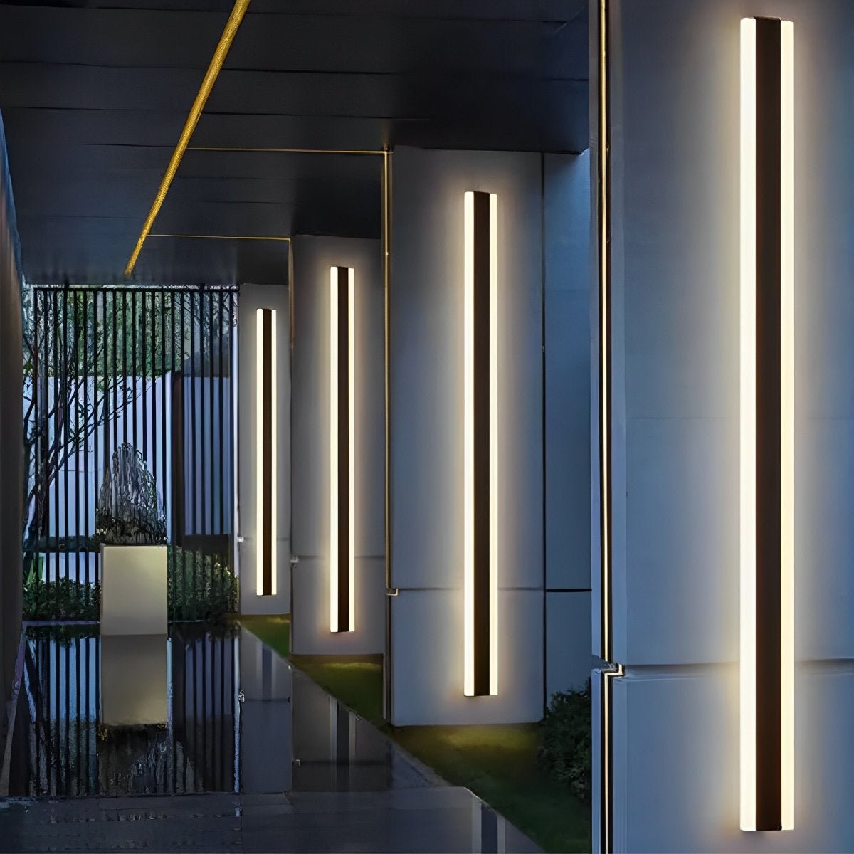 Minimalist LED Garden Wall Sconce