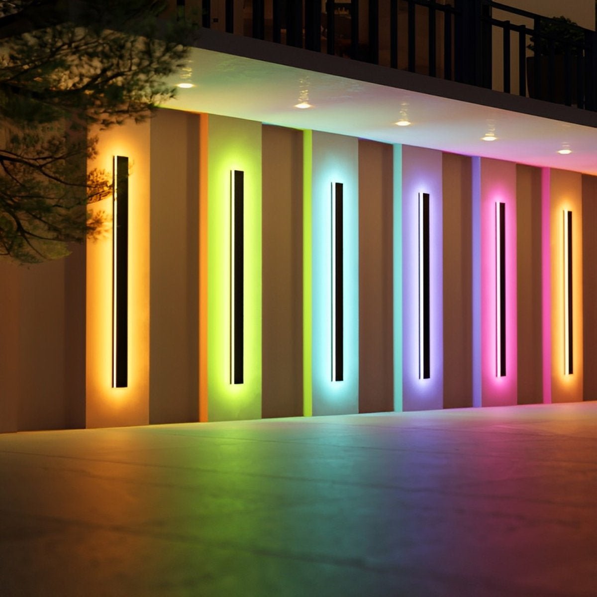 Minimalist LED Garden Wall Sconce