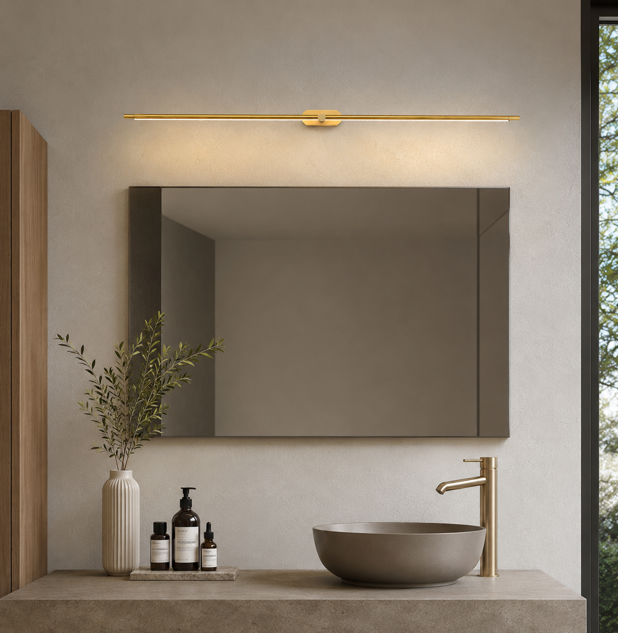 Aria LED Bathroom Mirror Light