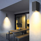 Modern Solar LED Up Down Wall Sconce