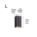 Modern Solar LED Up Down Wall Sconce