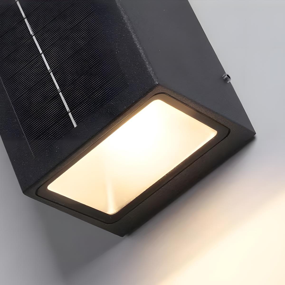 Modern Solar LED Up Down Wall Sconce