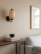 Ella Vintage Milk Glass Wall Sconce