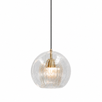 Luna Glass Globe Pendant Light