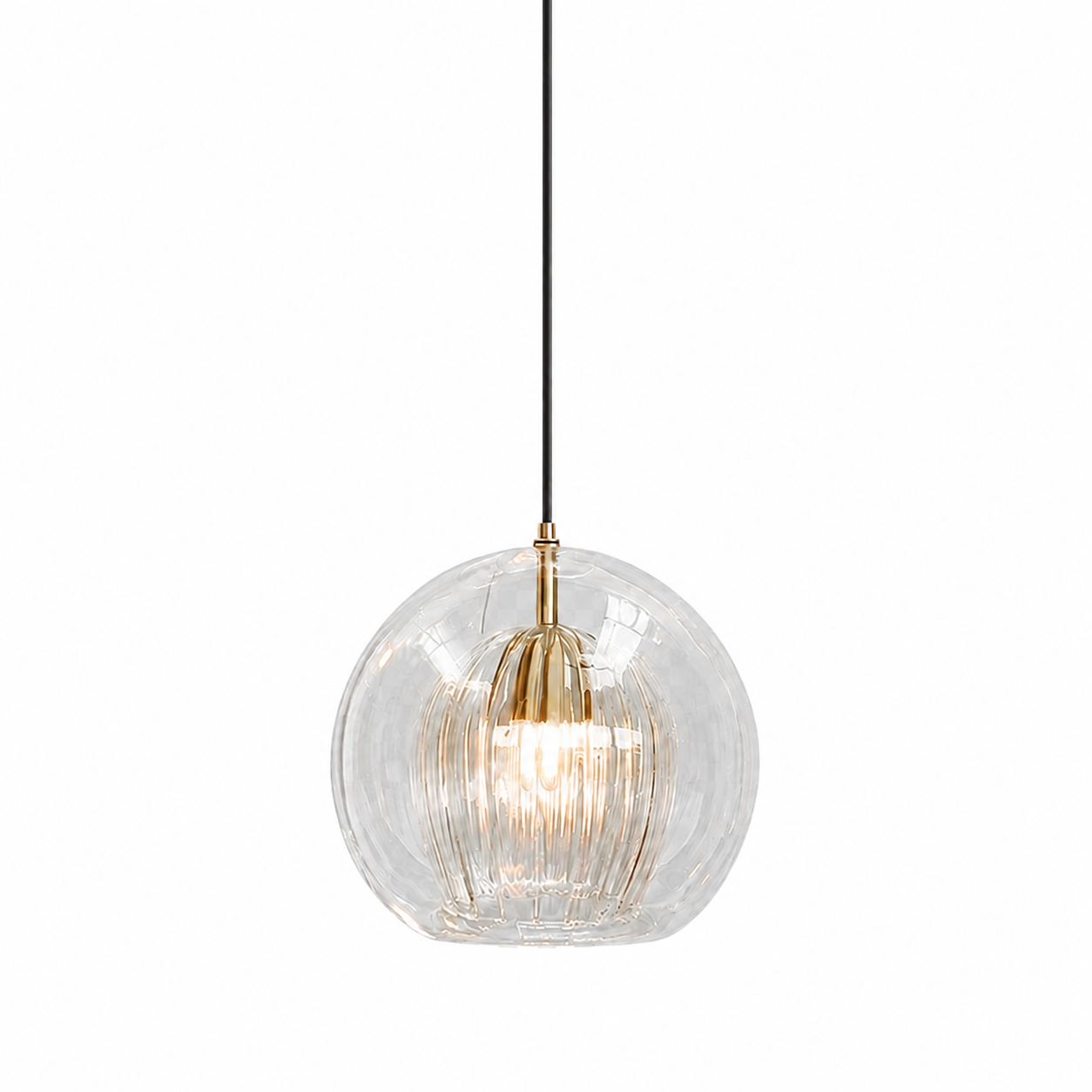 Luna Glass Globe Pendant Light