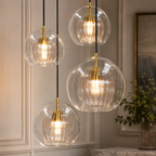 Luna Glass Globe Pendant Light