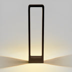 Modern Black LED Bollard Post Lamp