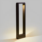 Modern Black LED Bollard Post Lamp
