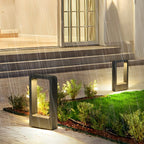 Modern Black LED Bollard Post Lamp