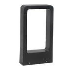 Modern Black LED Bollard Post Lamp