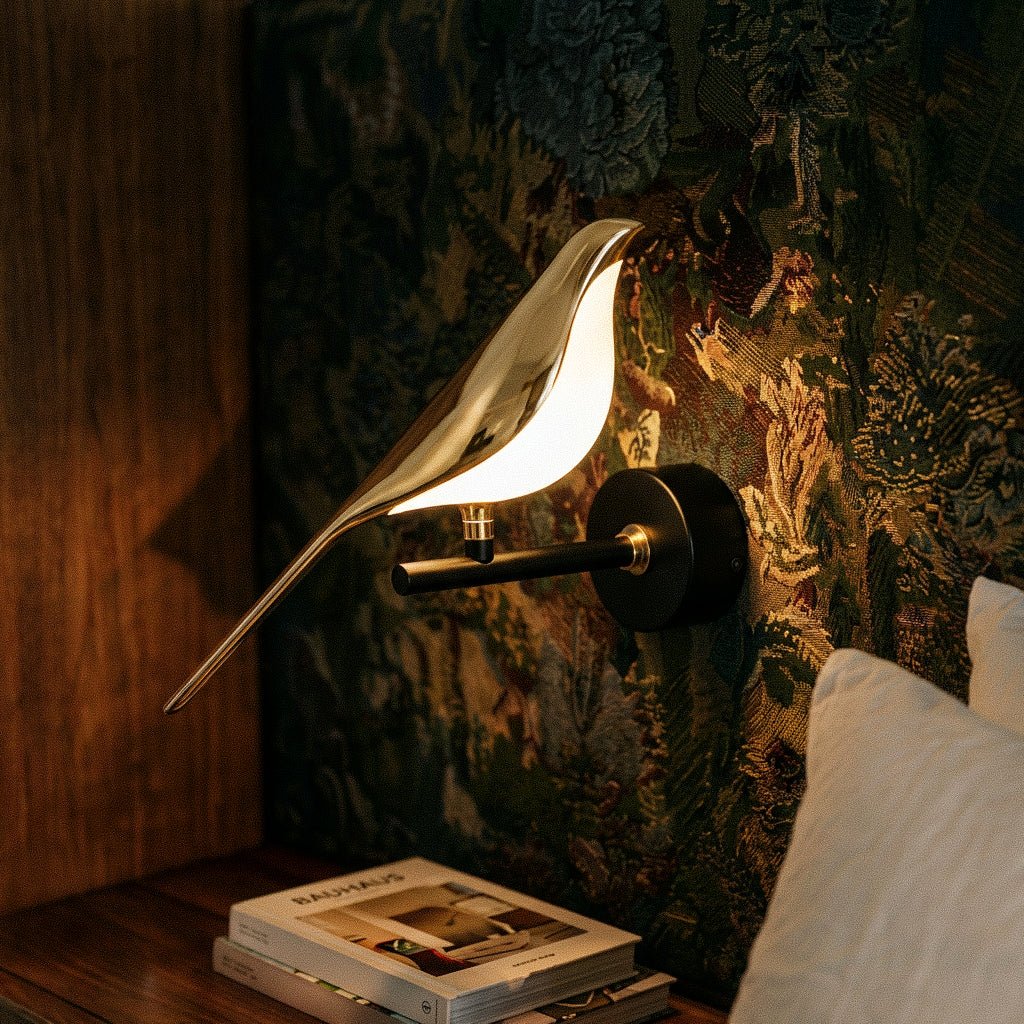 Faye Swallow Wall Light with Acrylic Diffuser