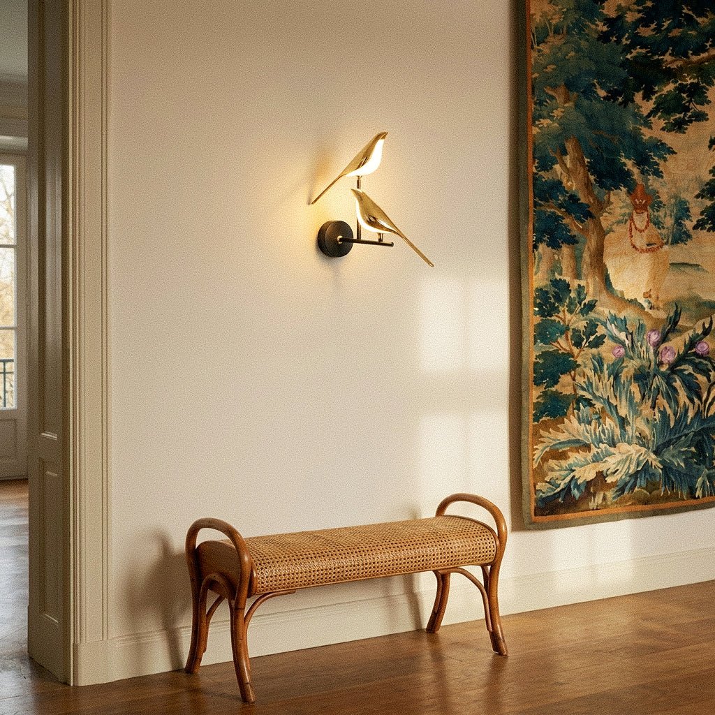 Faye Swallow Wall Light with Acrylic Diffuser