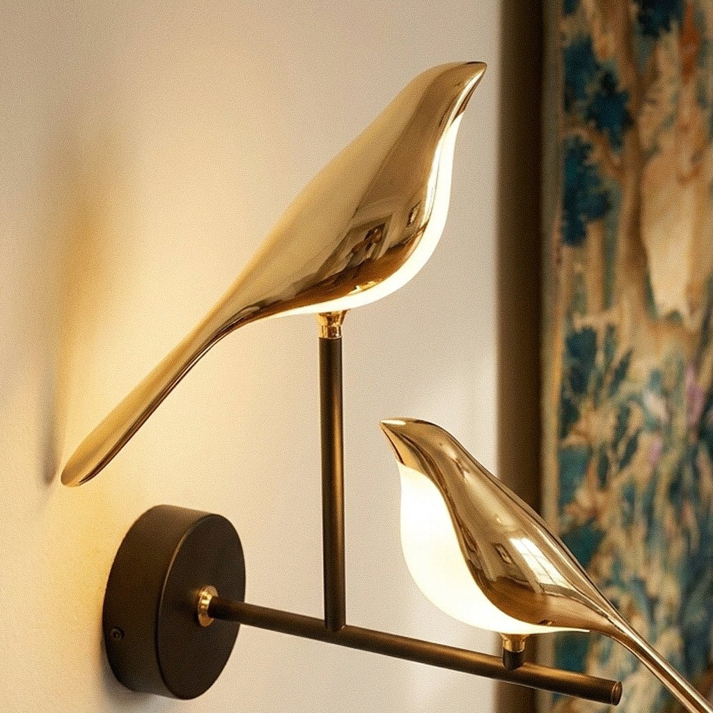 Faye Swallow Wall Light with Acrylic Diffuser