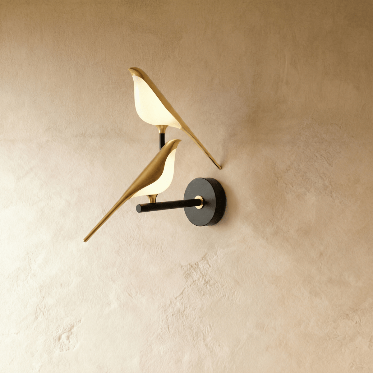 Faye Swallow Wall Light with Acrylic Diffuser, detail view