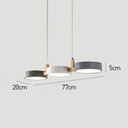 Velo Metal Cylinder Multi-Light Ceiling Pendant