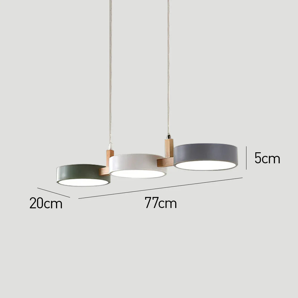 Velo Metal Cylinder Multi-Light Ceiling Pendant