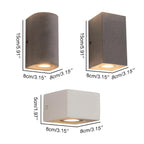 Concrete LED Porch Wall Light